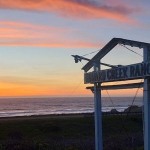 Howard Creek Ranch Northern Mendocino Coast Sunset